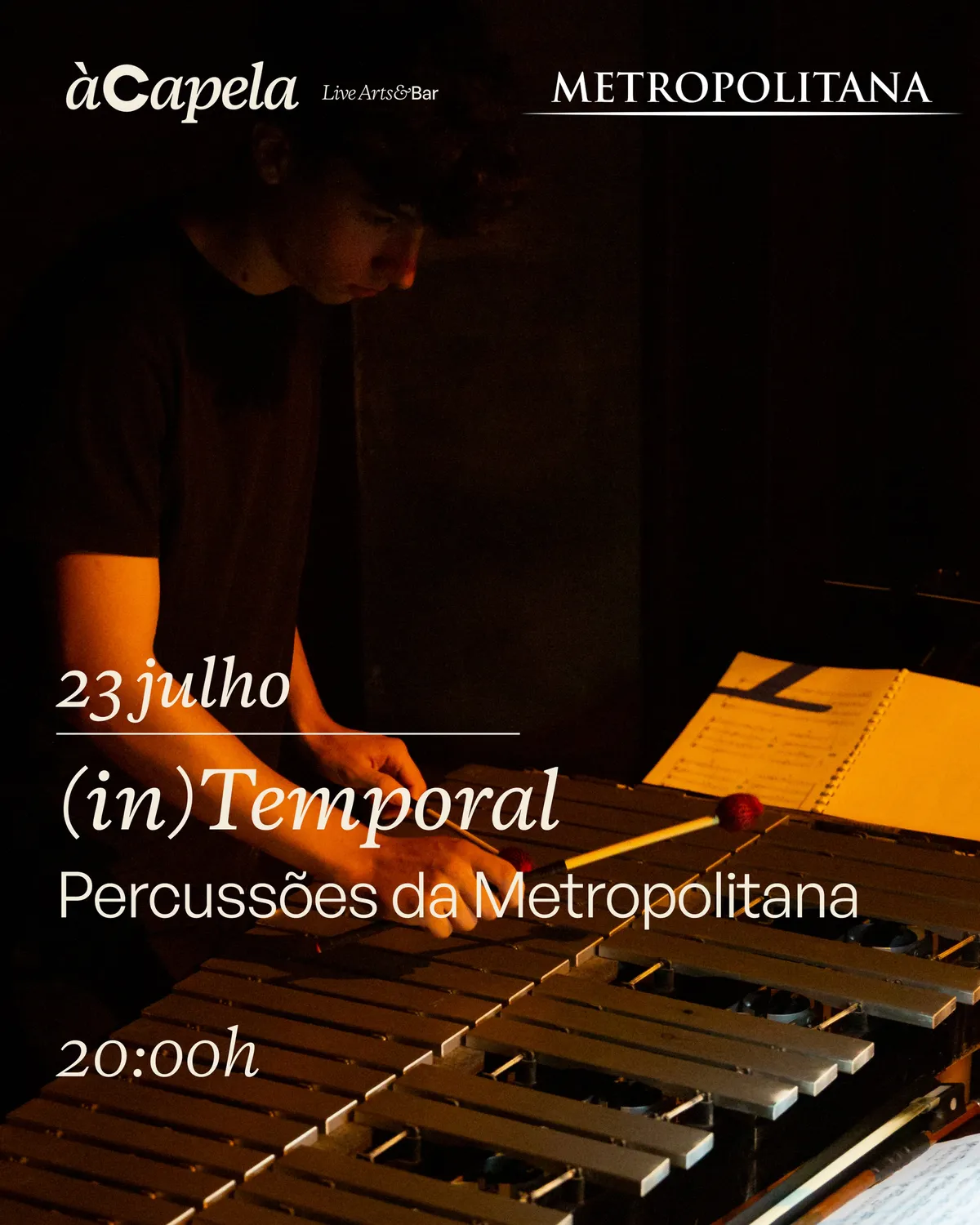(in)Temporal: Percursões da Metropolitana — 1/1