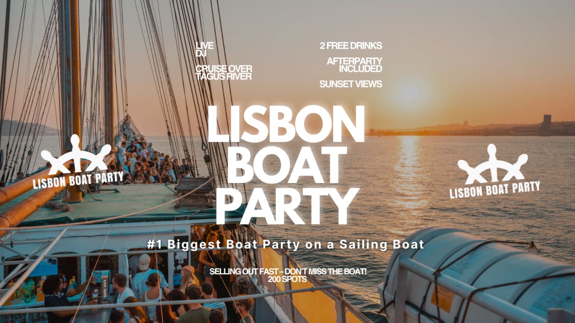 Lisbon’S #1 Sunset Boat Party - 25 July