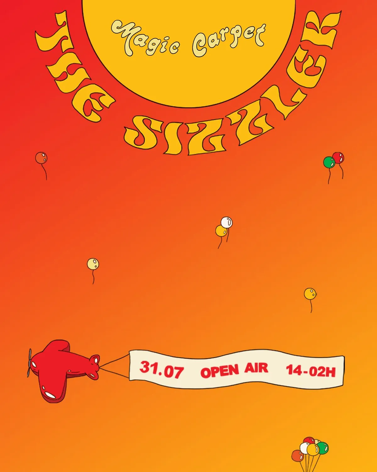 Magic Carpet Presents The Sizzler W/ The Ghost [Open Air!] — miniatura 2