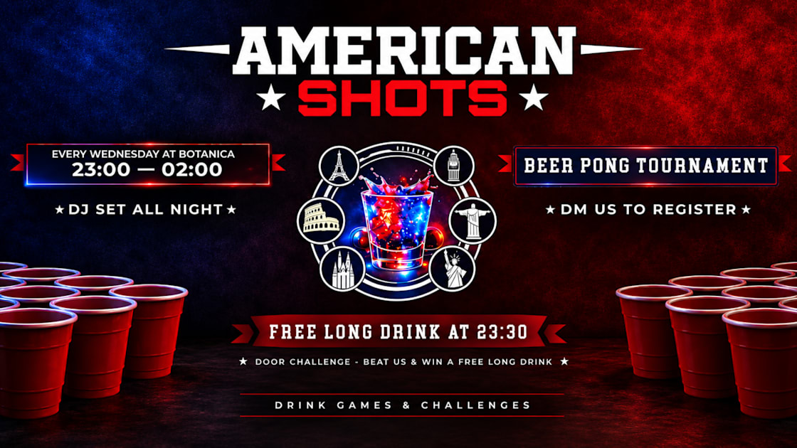 Erasmus Shots: American Party — 1/1